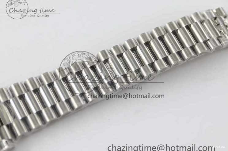 MiroTime 0219 Comfortable Day Date 40mm SS 904L Steel TWF 1:1 Best Edition Ice Blue Arabic Dial on SS Bracelet A 2357